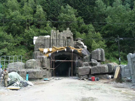 下花园区假树制作厂家_天成怡景古建园林_***承接假树