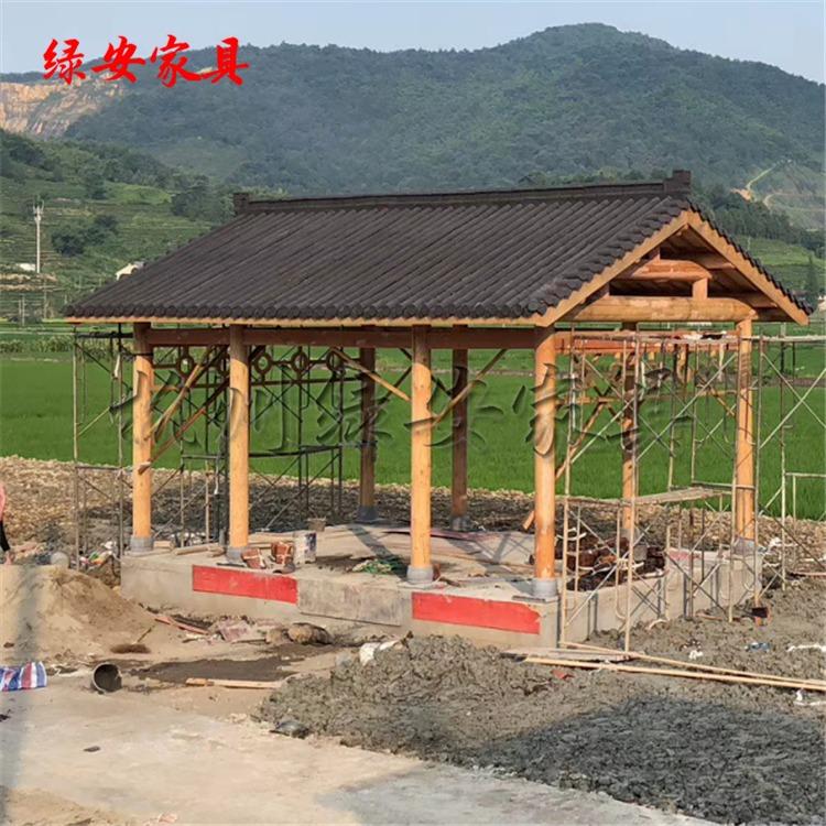 防腐木景观凉亭施工工艺 选择金华户外木凉亭工厂