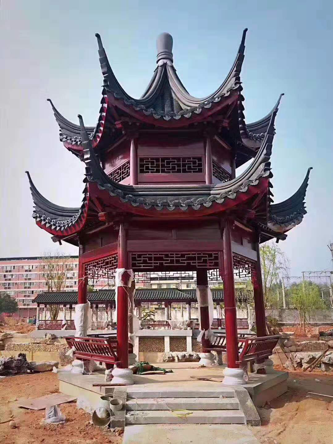 金华古建筑木凉亭厂家批发