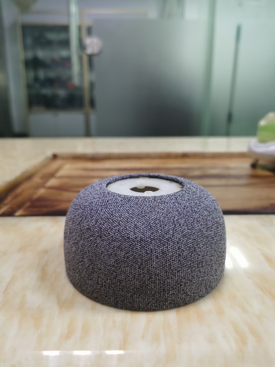 智能家居产品贴皮工艺 塑胶外壳表面贴皮包布代加工