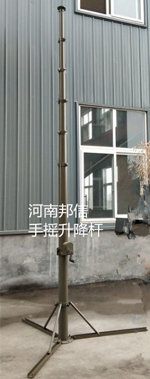 河南SX-BL01速新15米电动升降避雷针 自动天线升降杆
