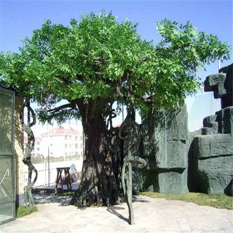 昌平假花假树(假树景观制作)假树的制作