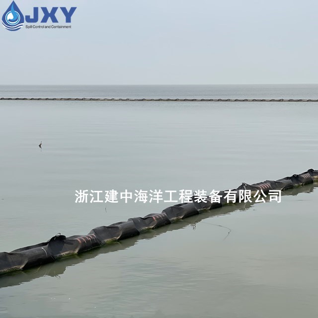 橡胶围油栏橡胶防污屏固体浮子式栏油带