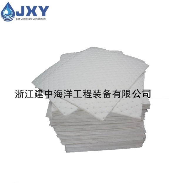 白色复合压点吸油片吸油棉吸油毡化学吸液片灰色通用吸液片