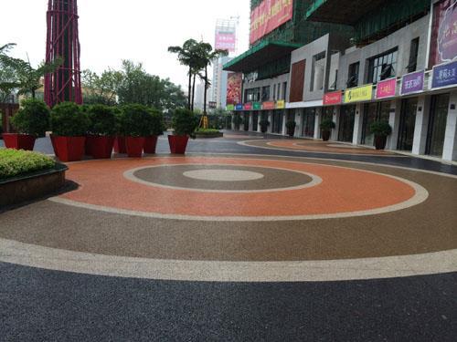 宜宾市彩色透水混凝土，压印地坪，艺术地坪原材料厂家
