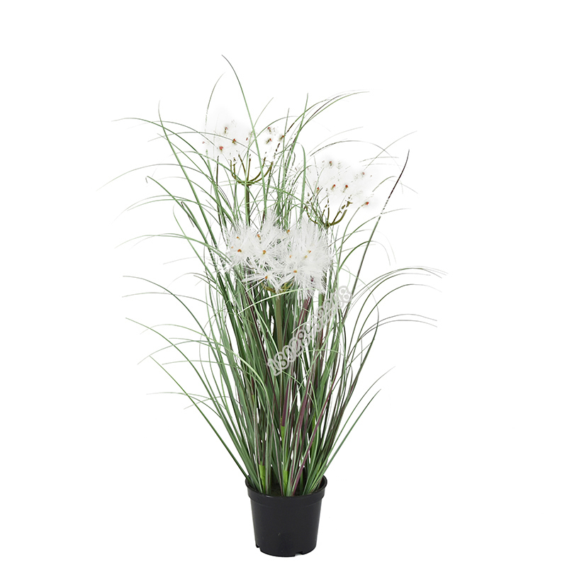 北欧ins风仿真蒲公英盆栽大型落地绿植人造芦苇狗尾草橱窗装饰