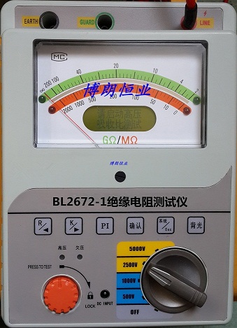 ＢＬ2672-1带极化指数功能的兆欧表