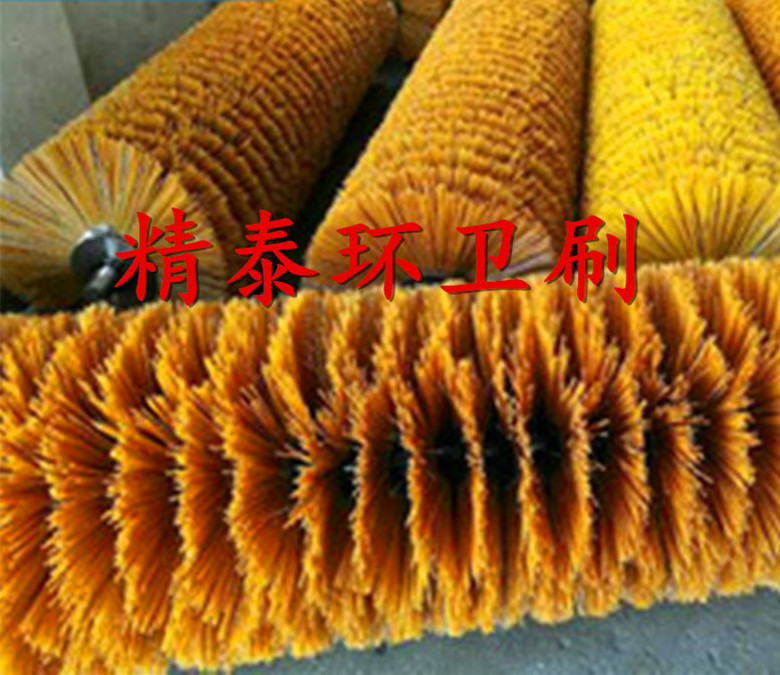 装载机清扫器毛刷片 斜角清扫器毛刷 滑移装载机清扫器滚刷