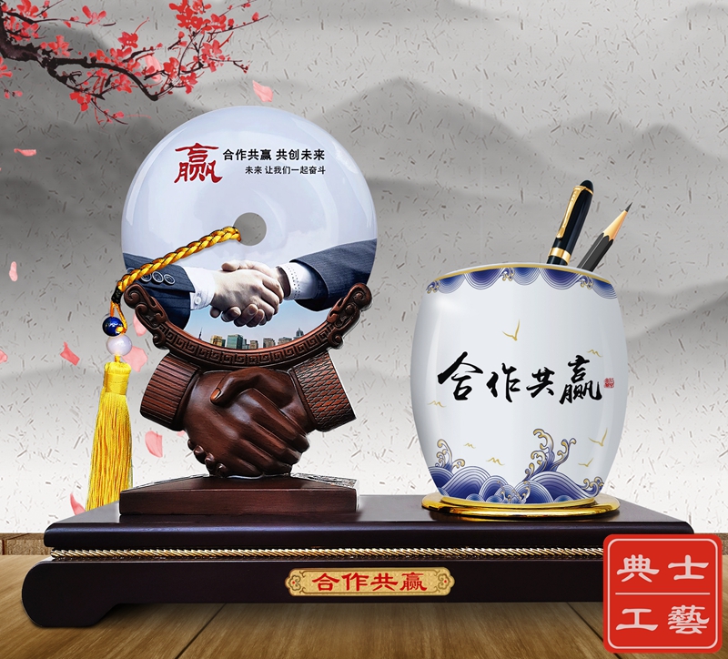 聊城定做项目合作签约礼品、工程开工建设纪念品、竣工投产纪念牌