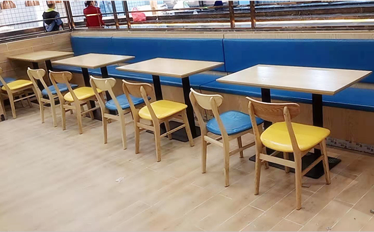 广东大型餐厅桌椅饭店桌椅定做供应厂家质保3年
