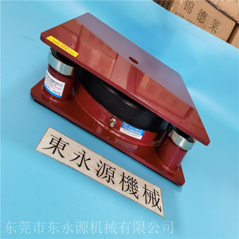 织绳机隔震垫，毛毡裁断机充气防震脚，锦德莱减震器型号