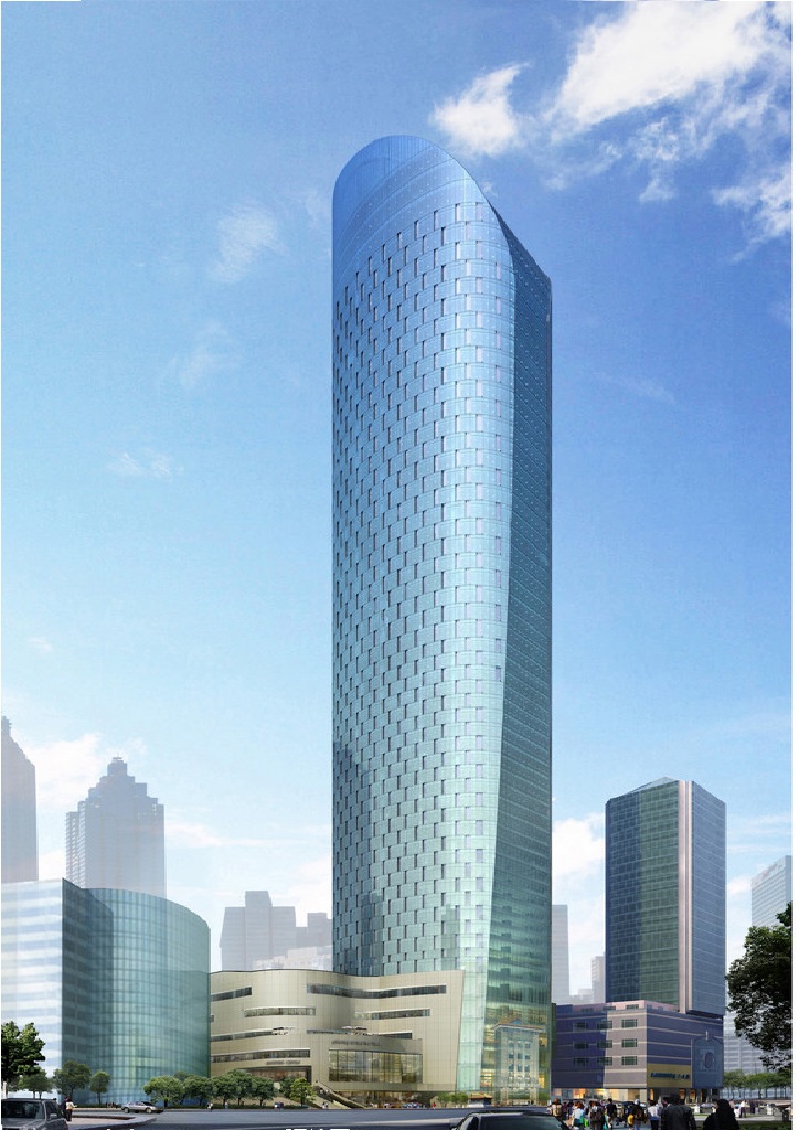 陕西西安市玻璃幕墙施工-西安市外墙铝板石材安装-重庆航鸿幕墙