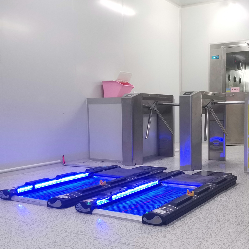 颂雅工业SY-CT110入口智能薄型鞋底除尘门禁