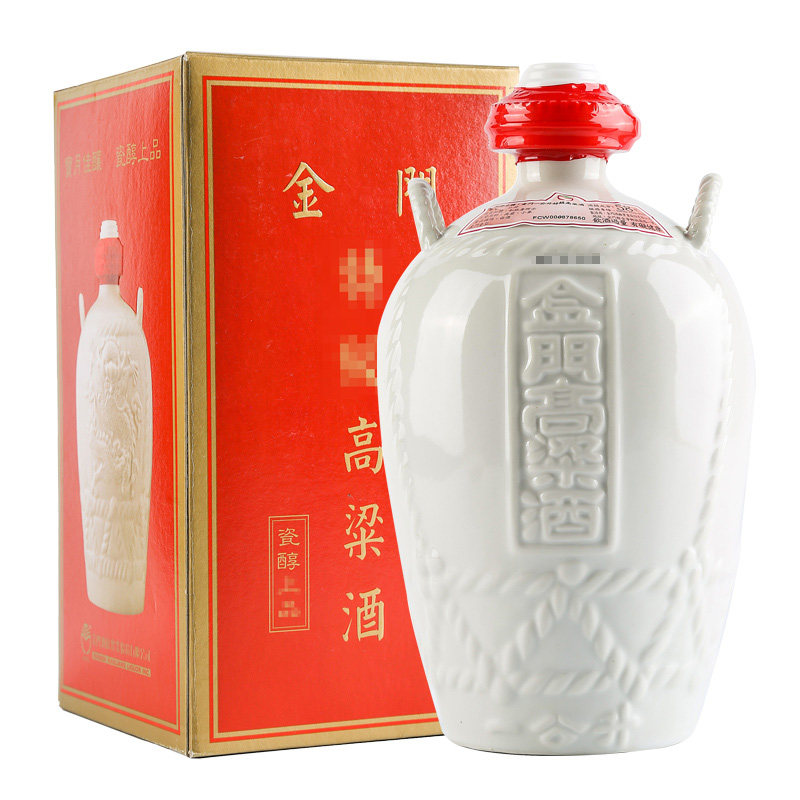 58度台湾金门白瓷瓶坛装高粱酒 老酒比新酒好