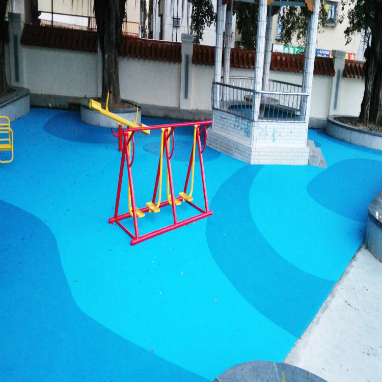 广东epdm橡胶地板 幼儿园室外活动操场环保彩色图案地面