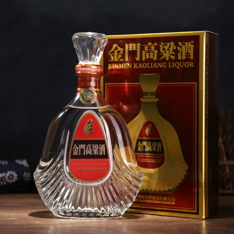 白酒58度823扁瓶金门高粱酒 鸿龙佳酿53度1公升