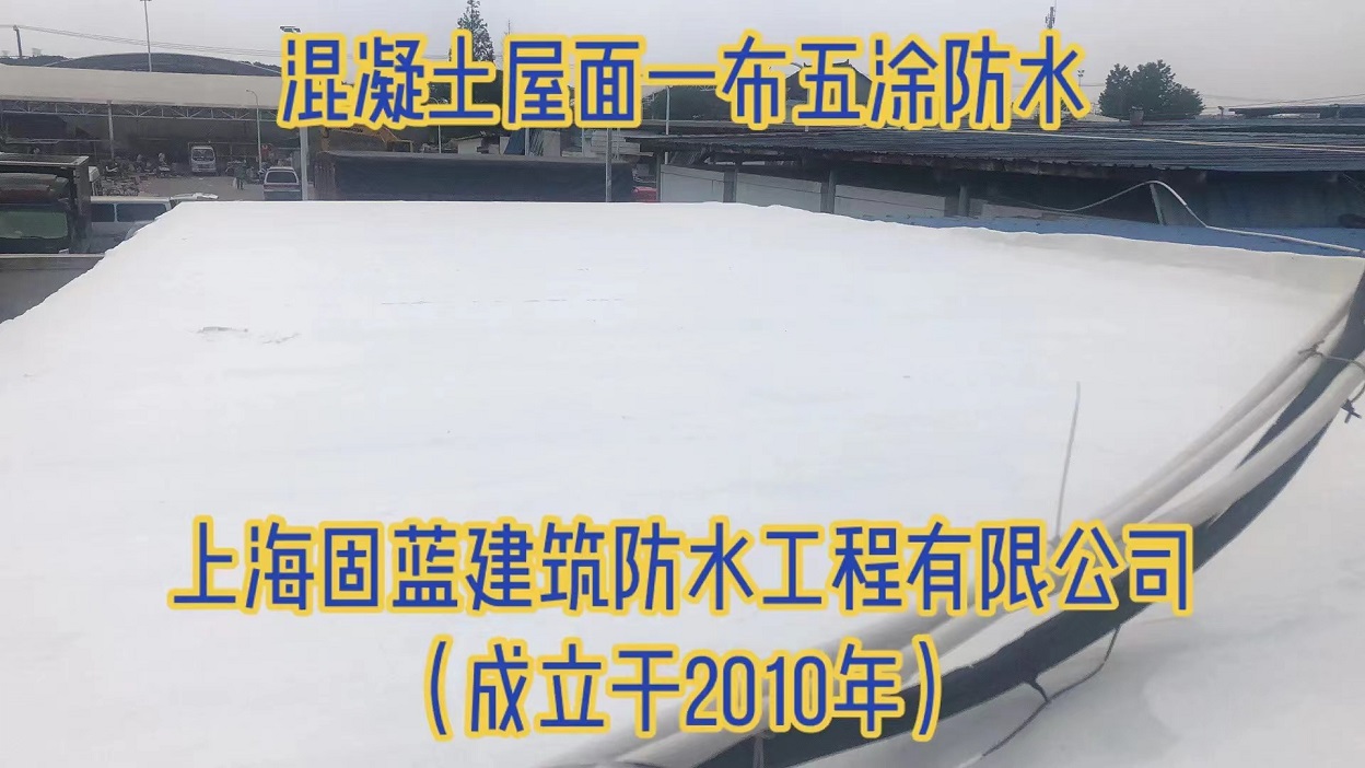 固蓝建筑冷屋面（防水保温隔热）修缮系统 上海屋顶漏水维修