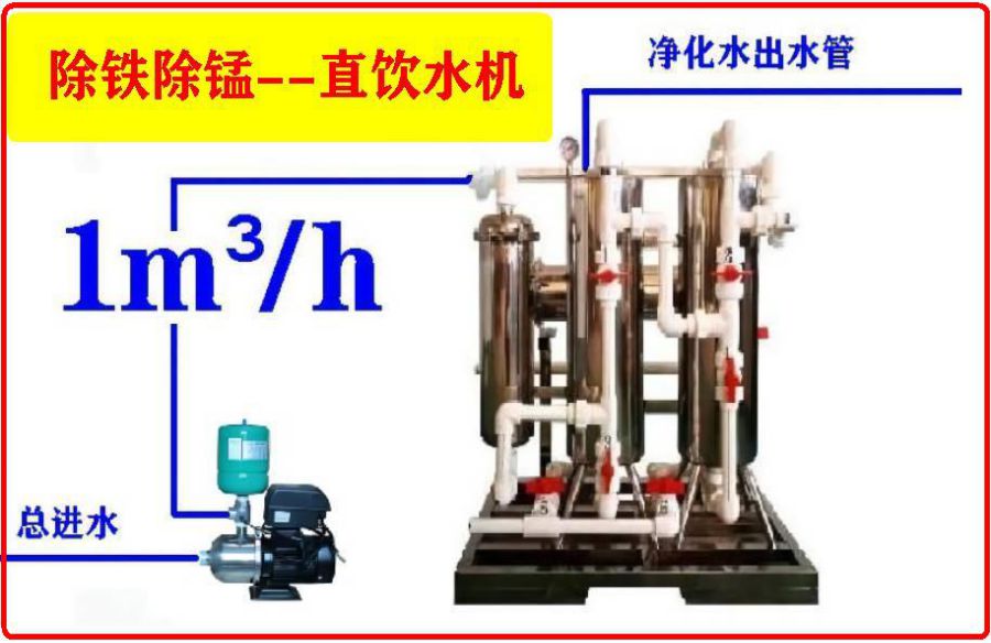 舒得牌除铁除锰净水器井水除铁除锰设备地下水除铁除锰过滤器​