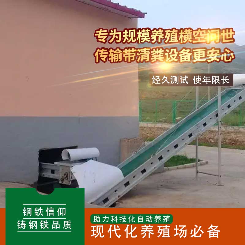 养殖清粪带，输送带清粪定做，横向提升清粪机，干湿分离输送带