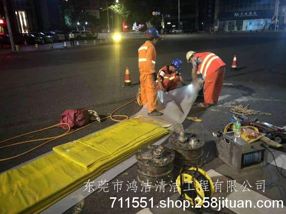 东莞麻涌镇市政管道清淤 污水管道清疏 雨天城市内涝